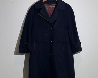 Vintage Navy Blue Alpaca Wool Coat, Aquila Alpacca Loden - Etsy Vintage Navy Blue Alpaca Wool Coat, Aquila Alpacca Loden - Etsy