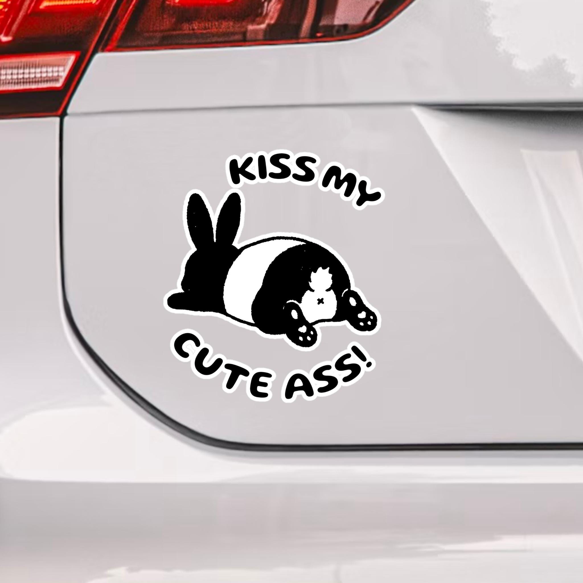 Kiss My Butt Decal - Etsy