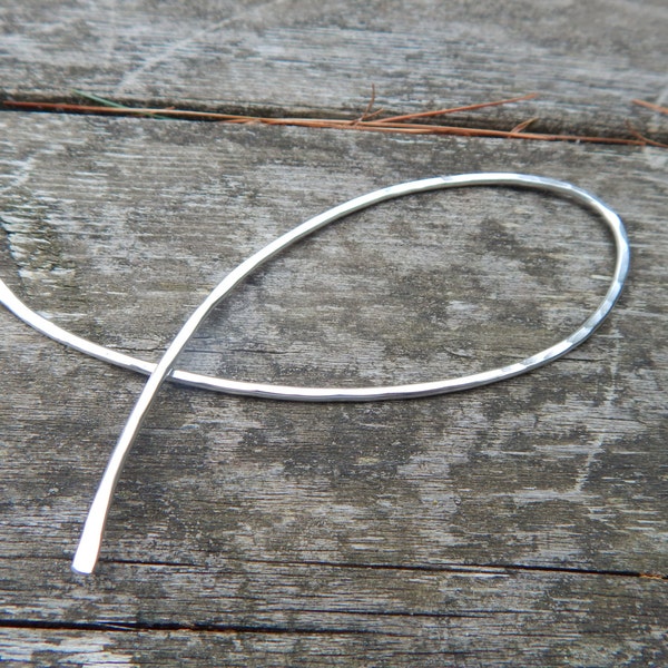 one fish, two fish sterling silver shawl or scarf pin