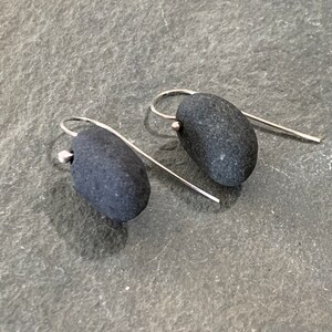 Basalt Beach Stone Earrings image 2