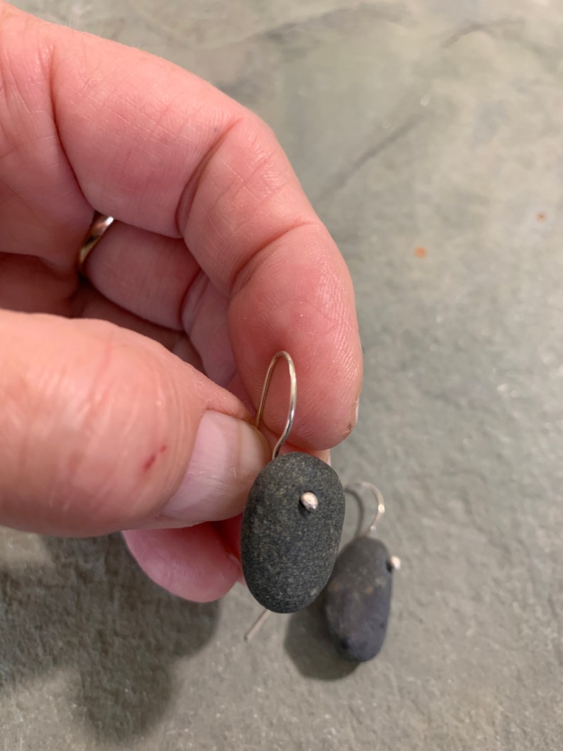 Basalt Beach Stone Earrings image 7