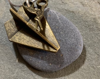 rock, paper, scissors necklace, beach stone jewelry, handmade