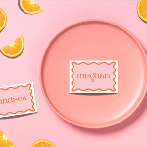 Amor à primeira Spritz Chá de panela, Cartões de nome Spritz, Cartões de nome Chá de panela, Aperol Spritz, Modelo digital