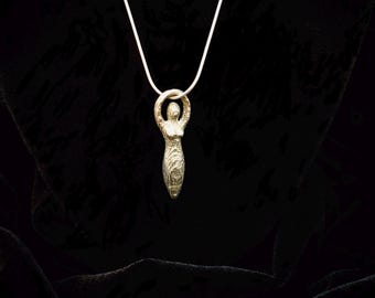 Sterling Silver Oracle Pendant with Snake Chain | Alchemy Jewelry