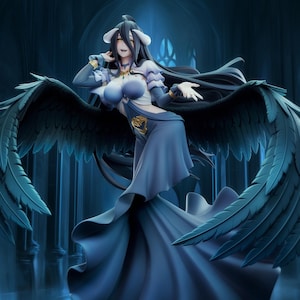 Albedo - Overlord | 14K | 1:10 scale | 3d Printed figure | unassembled | available painted or unpainted.