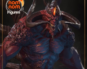 El Señor Oscuro Diablo / 14K / escala 1:10 / Figura impresa en 3D / sin ensamblar / disponible pintado o sin pintar.