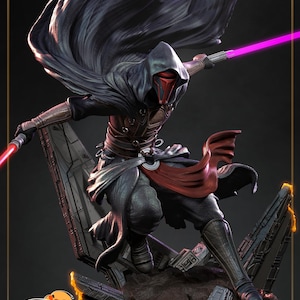 Darth Revan | 14K | 1:10 scale | 3d Printed figure | unassembled | available painted or unpainted.