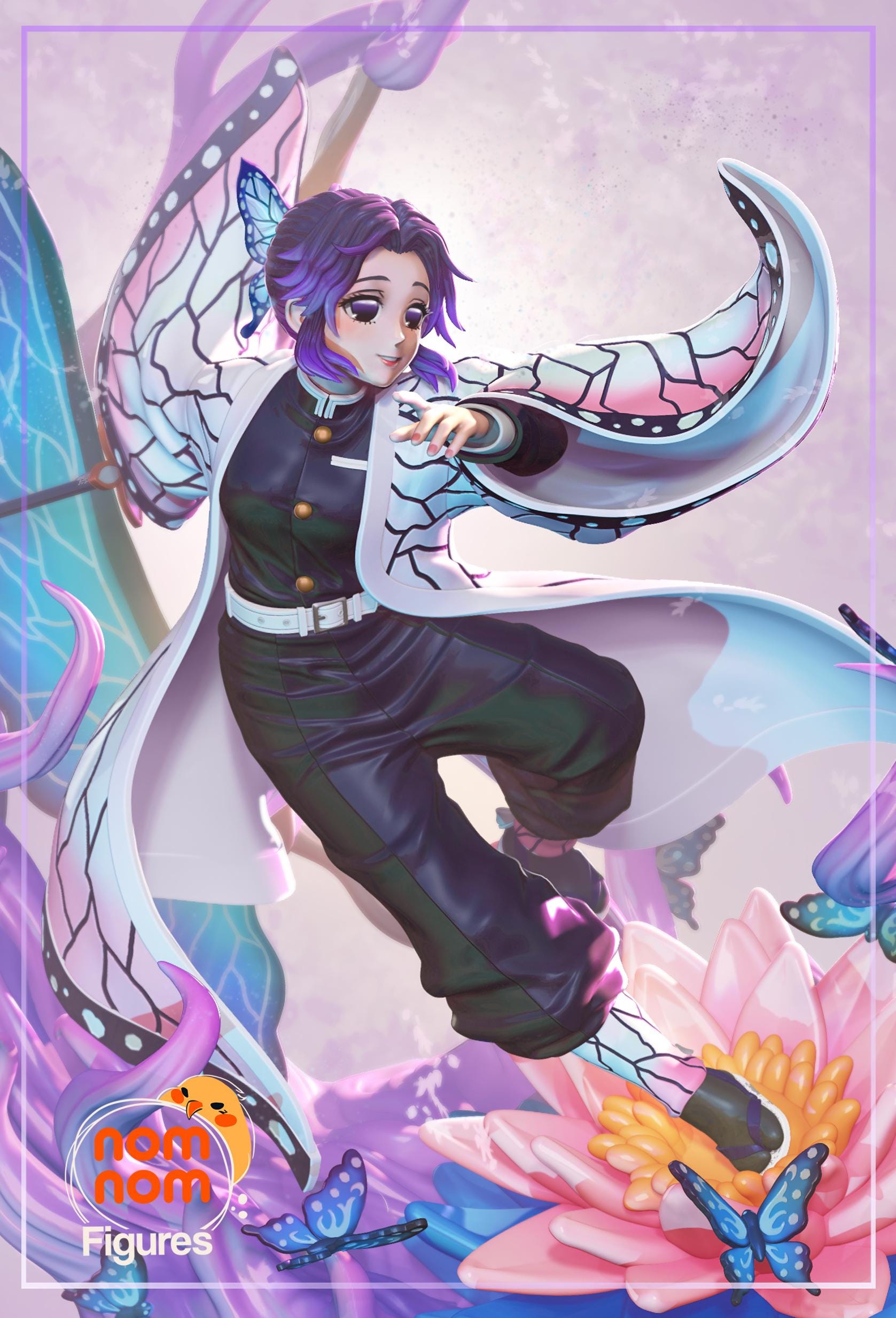 鬼滅の刃 - 忍 | 14K | 1:10 スケール | 3D プリントフィギュア | 未