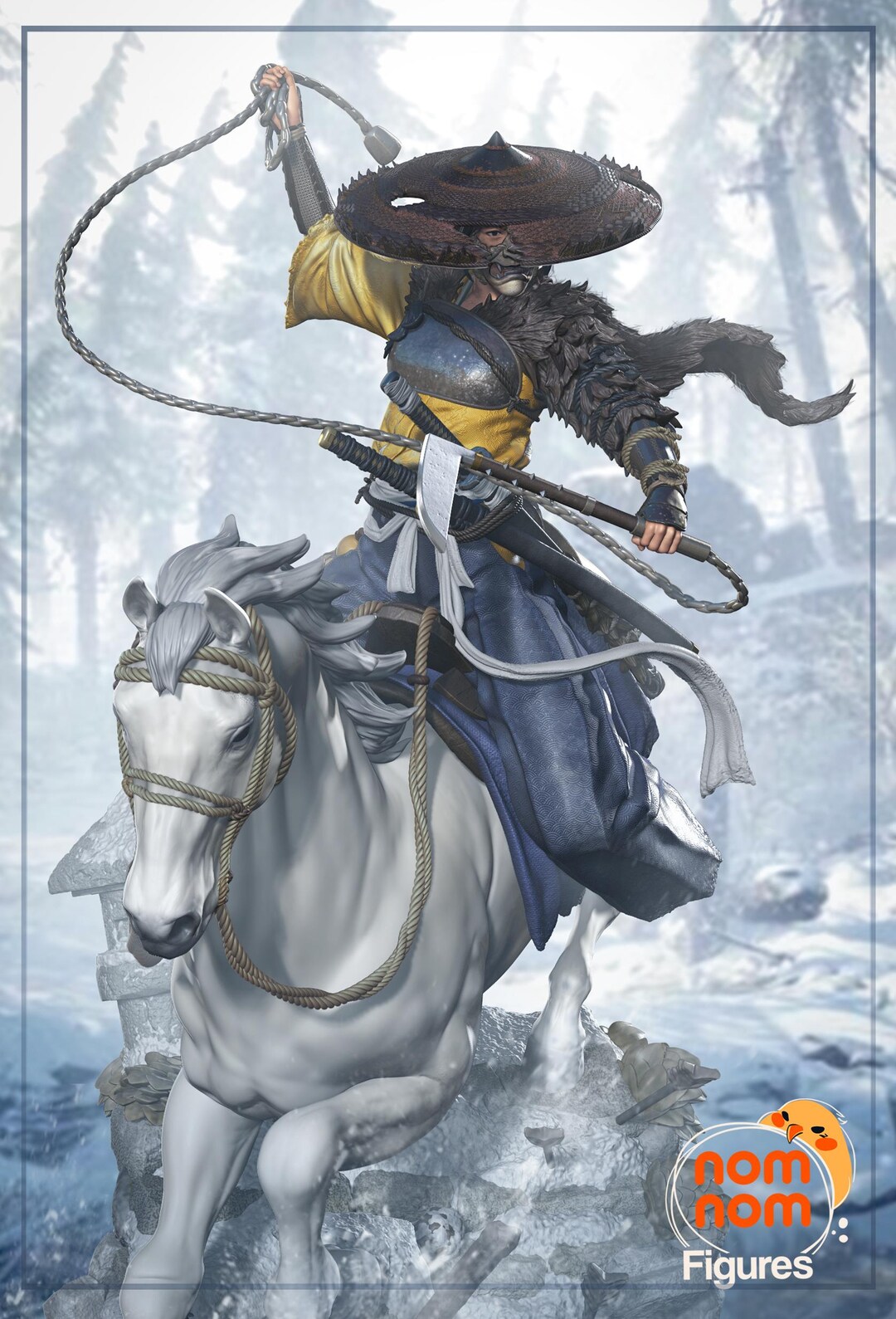 Atsu - Ghost of Yotei | 14K | 1:10 スケール | 3D プリント