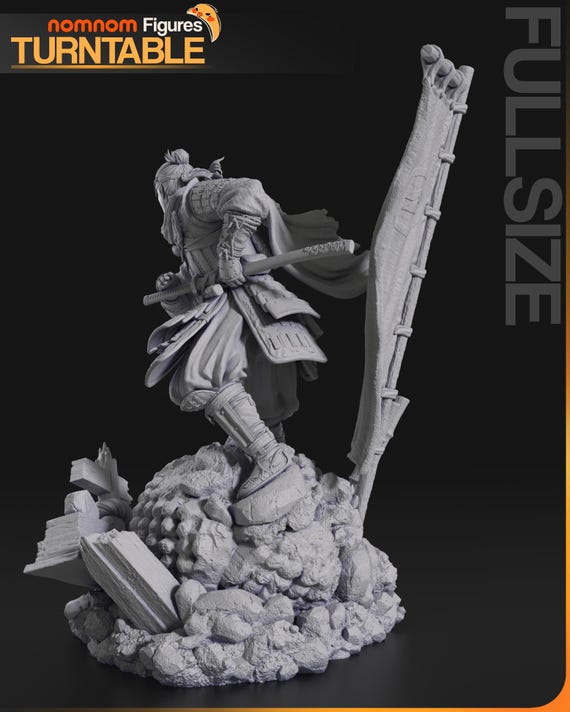 Jin Sakai Ghost of Tsushima Figure – 3D Printed 1:10 Scale - Etsy 日本