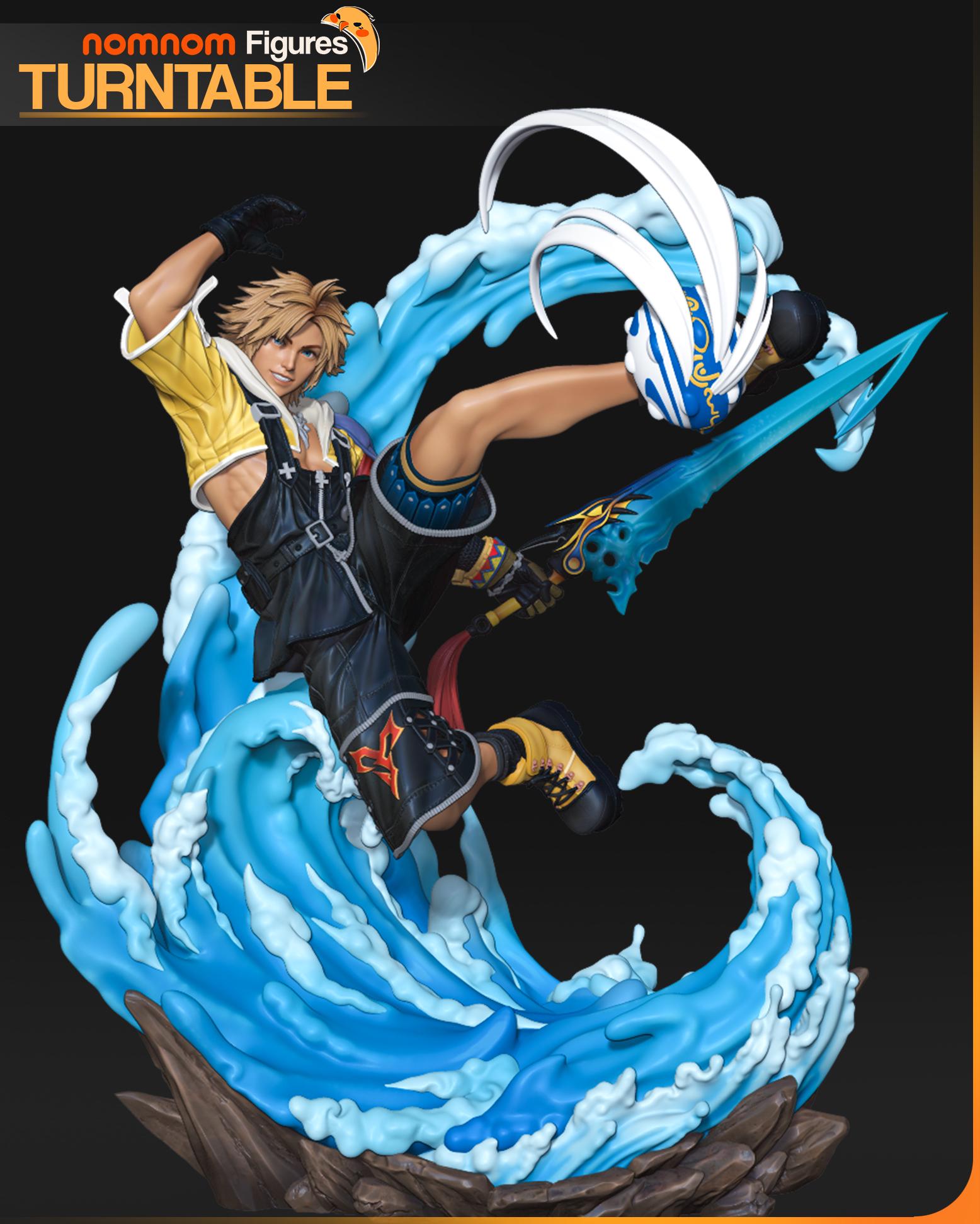 Tidus- Final Fantasy X | 14K | 1:10 Scale | 3d Printed Figure