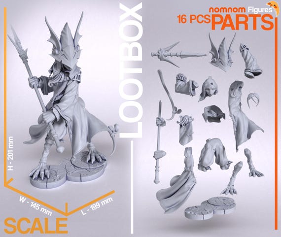Freya- FF9 | 14K | 1:10 Scale | 3d Printed Figure | Unassembled