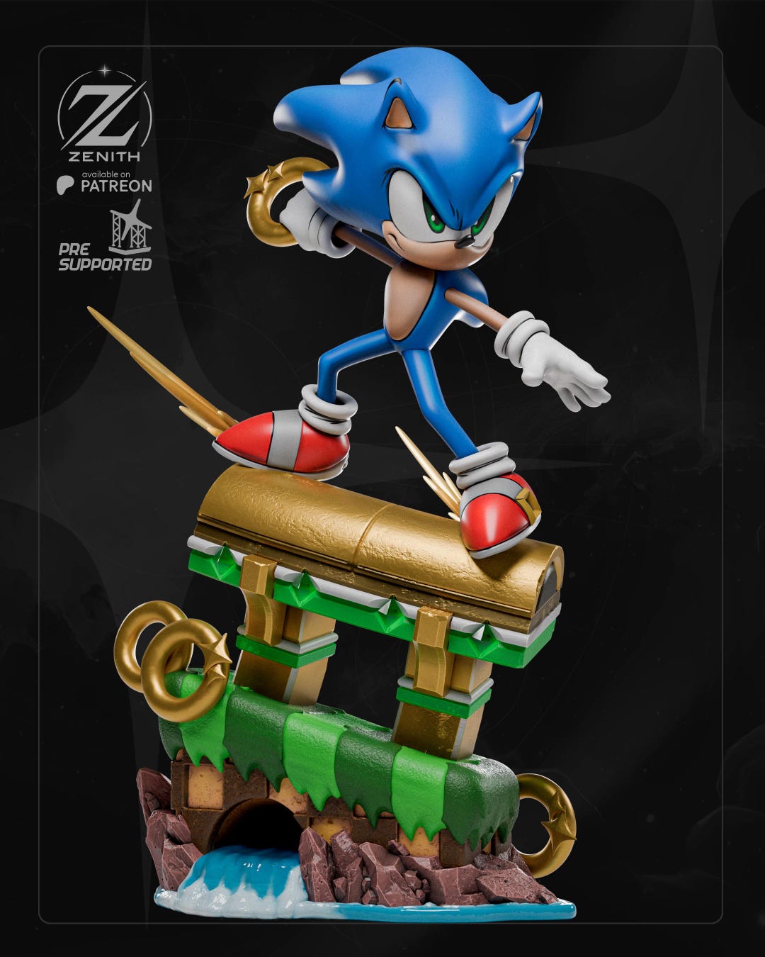 Sonic the Hedgehog フィギュア 木製台座付き il_1080xN.7716455349_2rqe.jpg