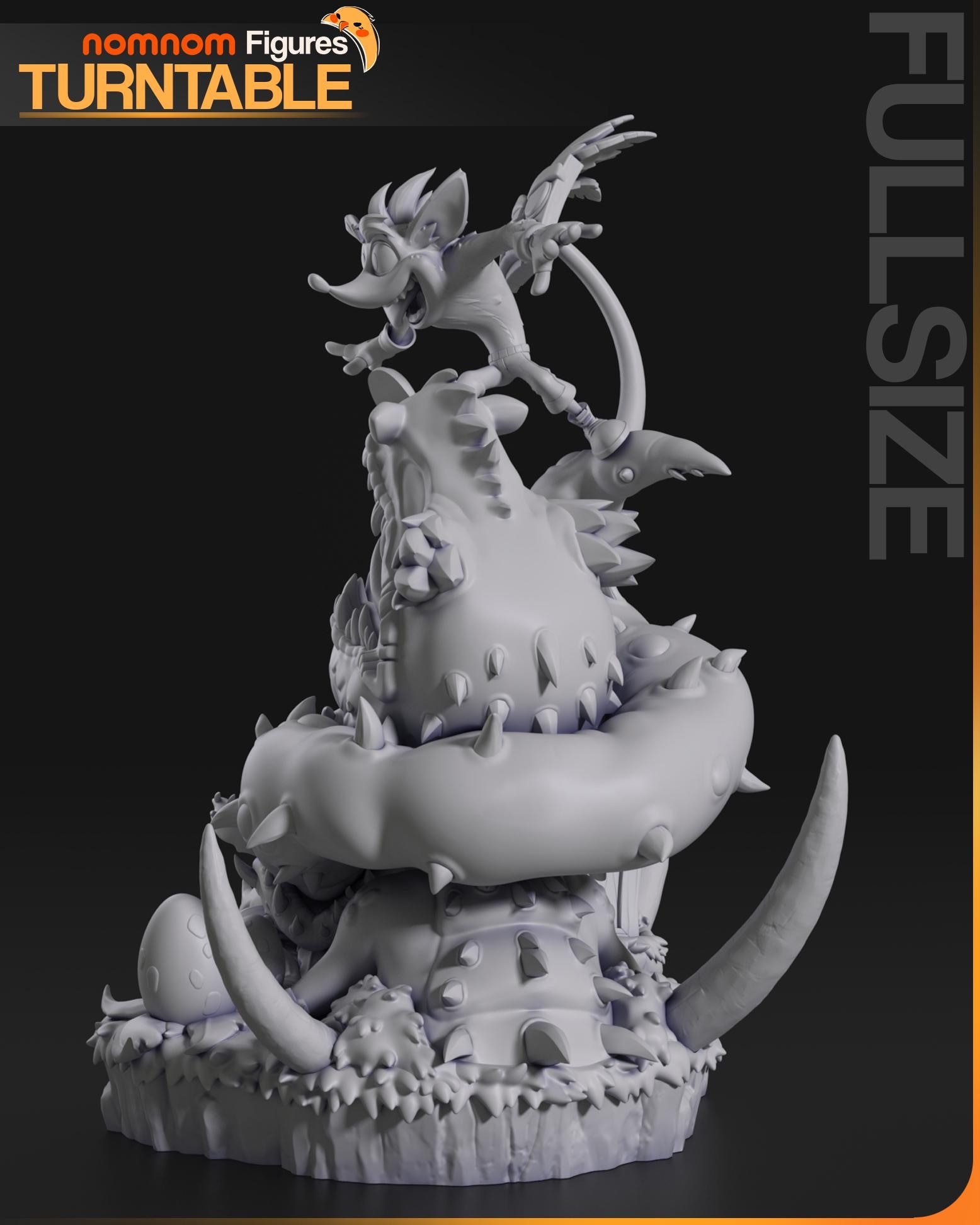 クラッシュ バンディクー | 14K | 1:10 スケール | 3D プリント