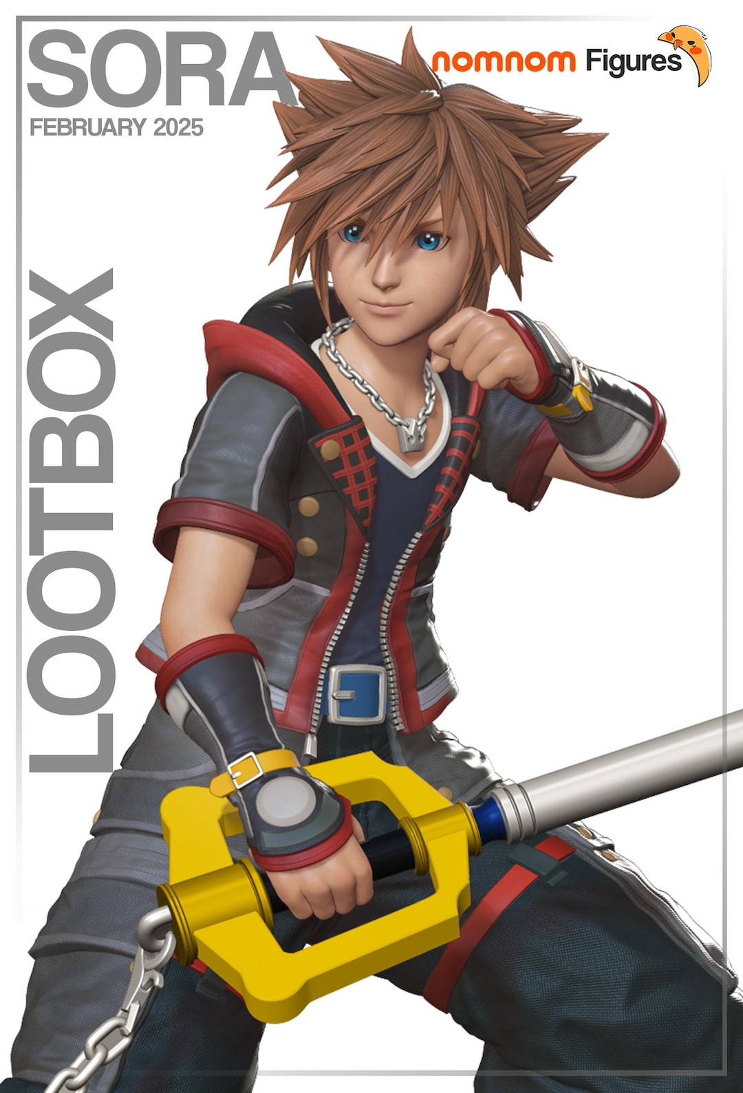 Sora - Kingdom Hearts | 14K | 1:10 Scale | 3d Printed Figure
