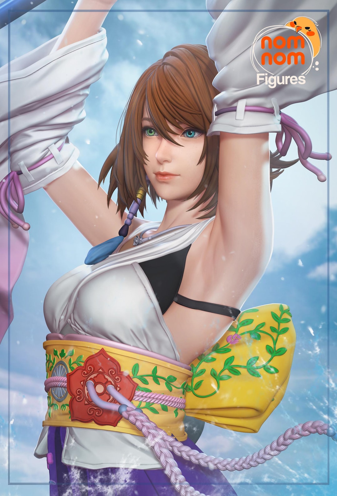 Yuna - Final Fantasy X - 3D Printed Figure 1:10 Scale - Etsy UK