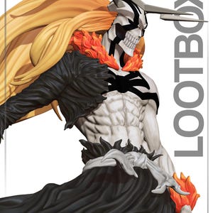 Arrancar Ichigo | 14K | 1:10 scale | 3d Printed figure | unassembled | available painted or unpainted.