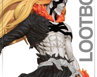 Hollow Ichigo | 14K | 1:10 scale | 3d Printed figure | unassembled | available painted or unpainted.