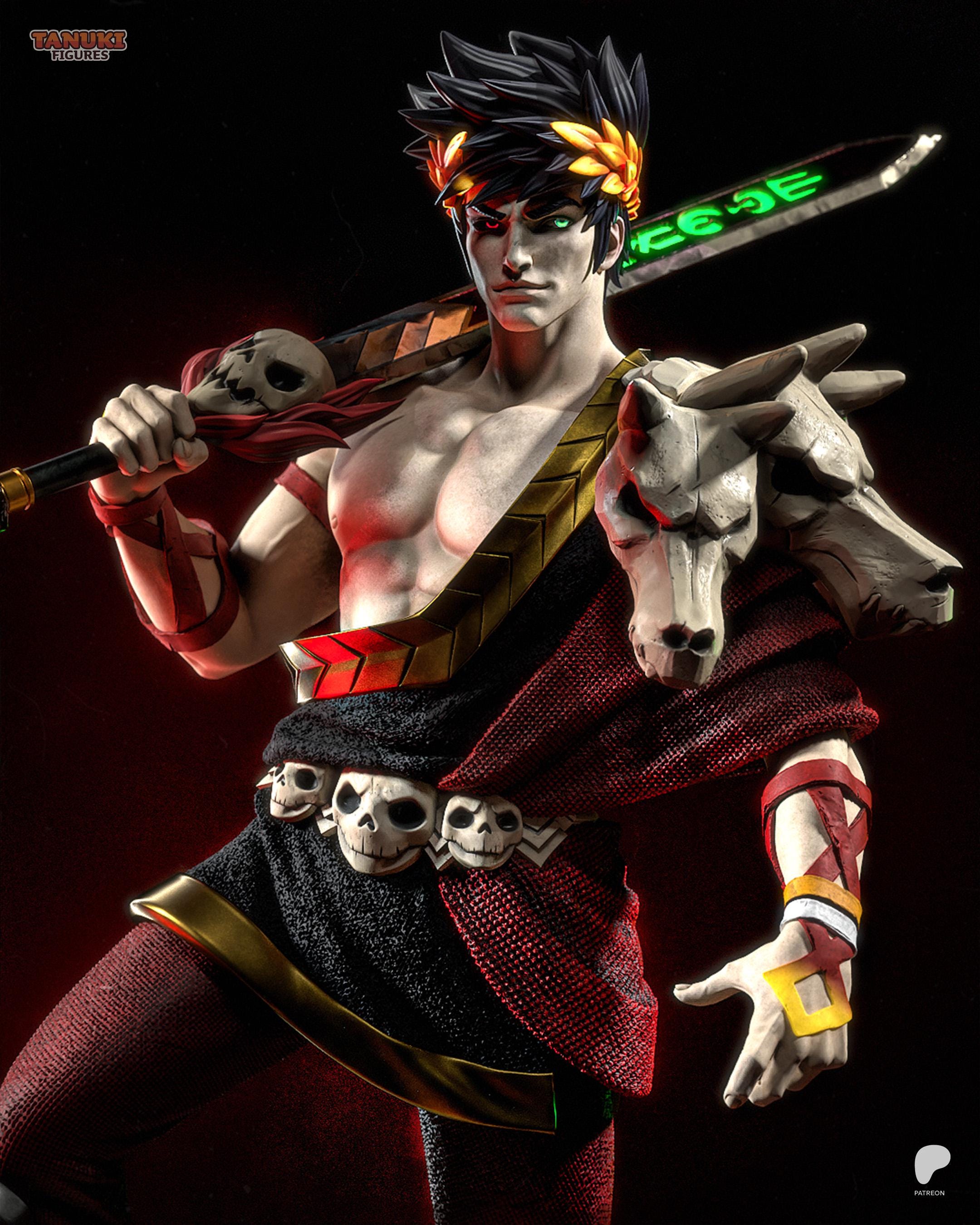 Zagreus- Hades 3D Printed Figure 1:8 Scale - Etsy