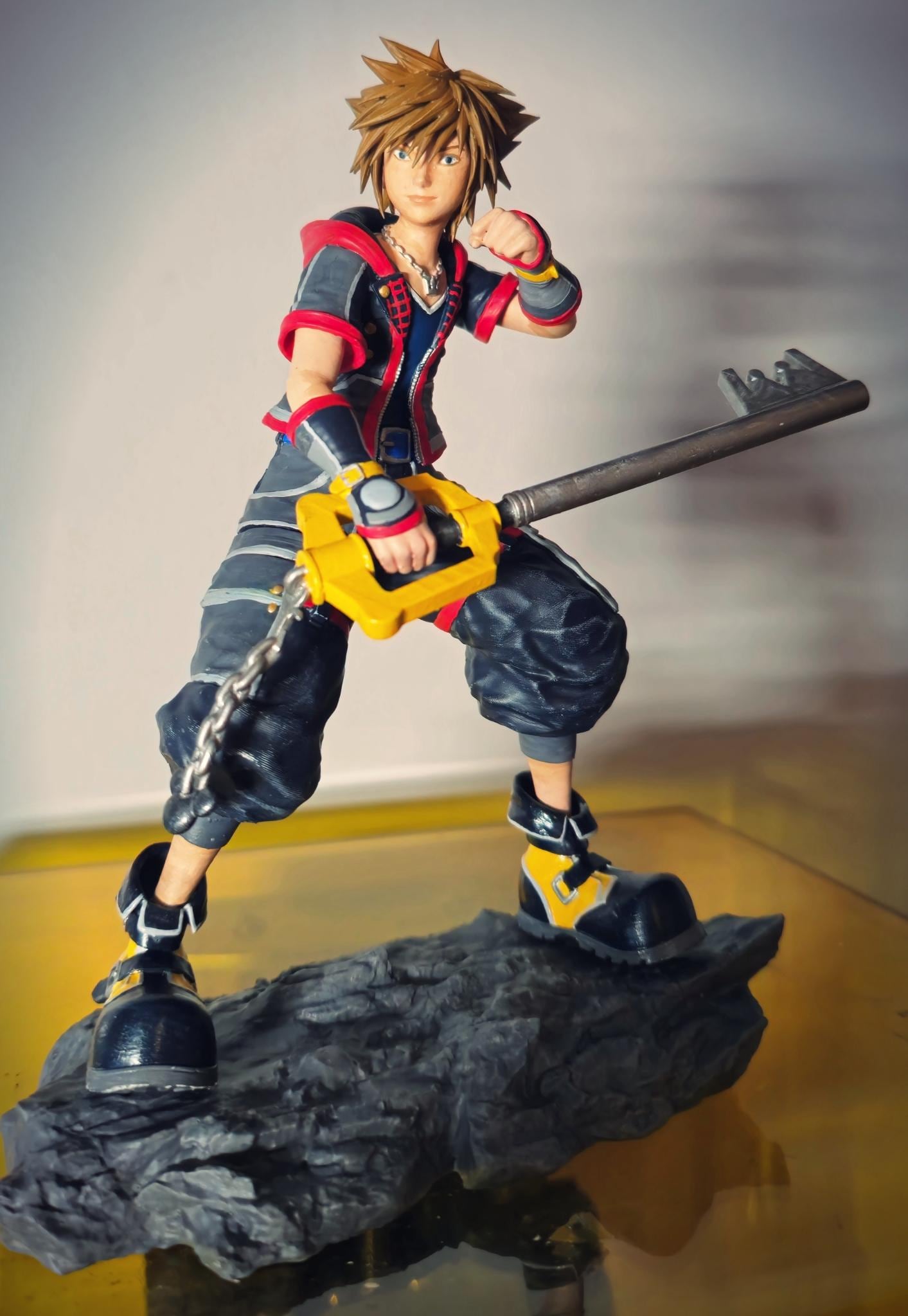 Sora - Kingdom Hearts | 14K | 1:10 Scale | 3d Printed Figure