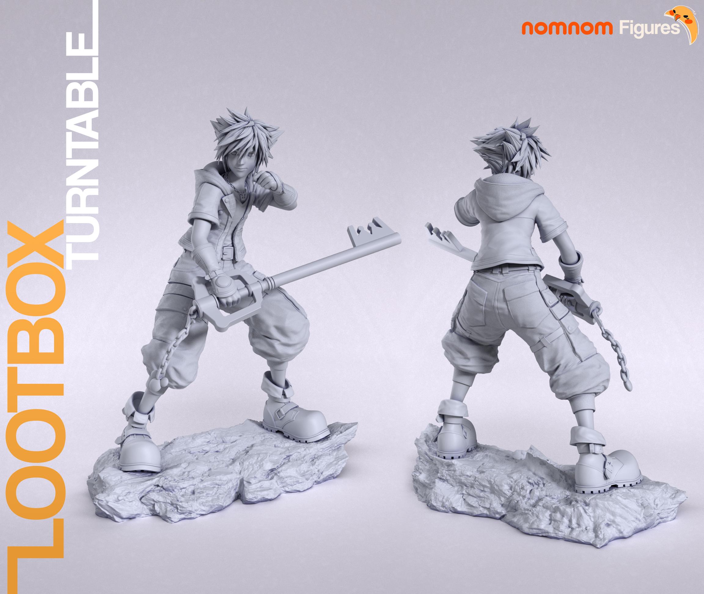 Kingdom Hearts Sora 3D Printed Figure – 1:10 Scale - Etsy Canada