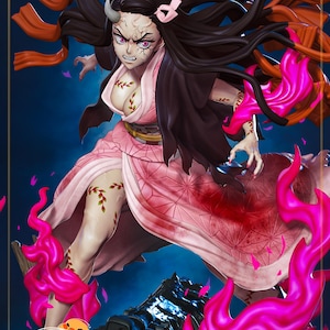 Dämonentöter - Nezuko | 14K | 1:10 Maßstab | 3D Gedruckte Figur | unmontiert | bemalt oder unbemalt erhältlich.
