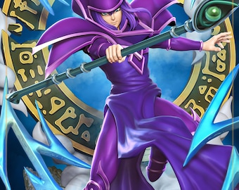 Dark Magician 3D Printed Figure 1:10 scale