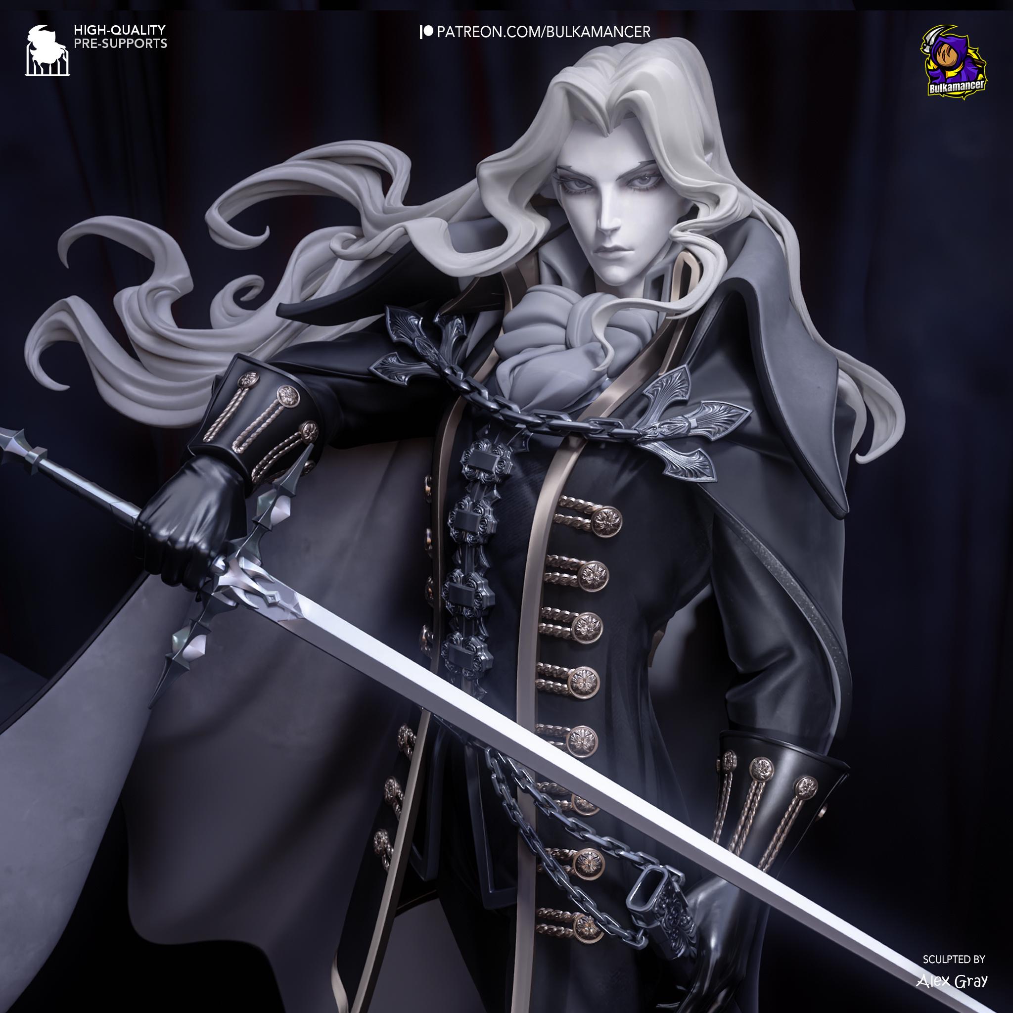 Alucard- Castlevania | 14K | 1:10 Scale | 3d Printed Figure