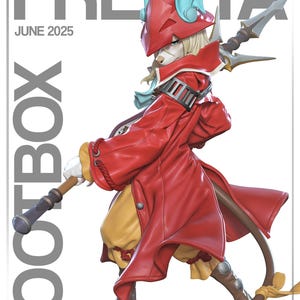 Freya- FF9 | 14K | 1:10 scale | 3d Printed figure | unassembled | available painted or unpainted.