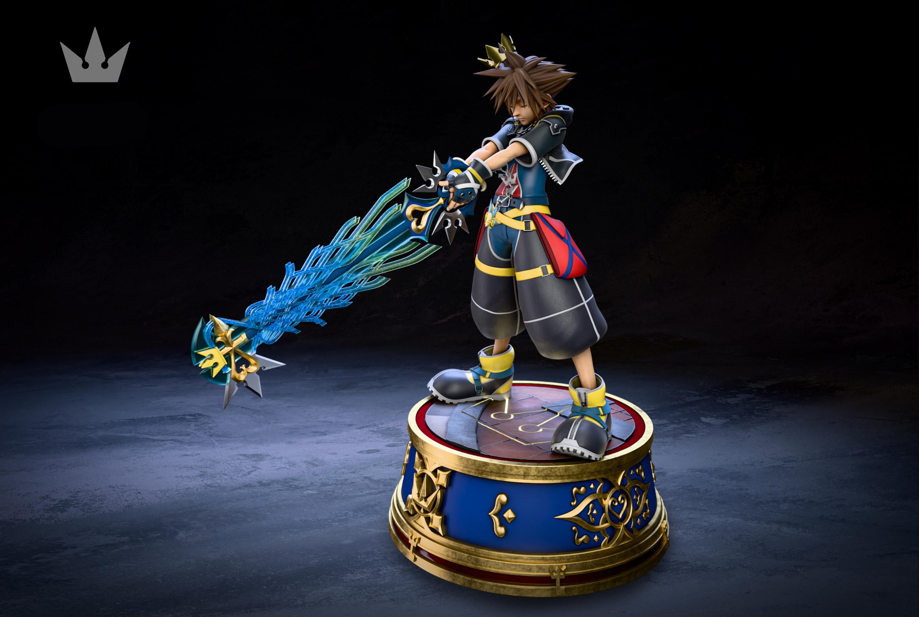 Sora-kingdom Hearts 2 | 14K | Multiple Scales Available | 3d