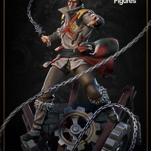 Trevor Belmont | 14K | Échelle 1:10 | Figurine imprimée en 3D | non monté | Disponible peint ou non peint.
