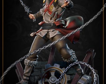 Trevor Belmont 3D Gedruckte Figur 01:10