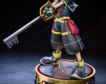 Sora-kingdom Hearts 2 | 14K | Multiple Scales Available | 3d