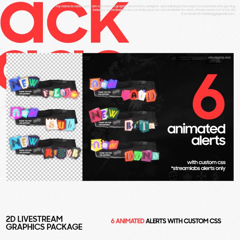 Ransom Twitch Alerts Paper Tear Alerts 2D Streaming Graphics With ...