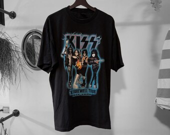 KISS Vintage 2001 T Shirt Farewell Tour Australia Sz XL Y2k