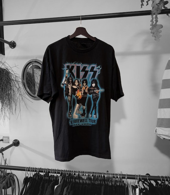 Clothing Kiss Farewell Tour T Shirts Vintage Kiss The Farewell