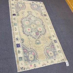 3x5 Rugs, 3x5 Turkish Rug, 3x5 Vintage Rug, 3x5 Oushak Rugs, Decorotive Rug, Antique Rug, Area Rug, Anatolian Rug, Handmade Rug 3x5.3 ft
