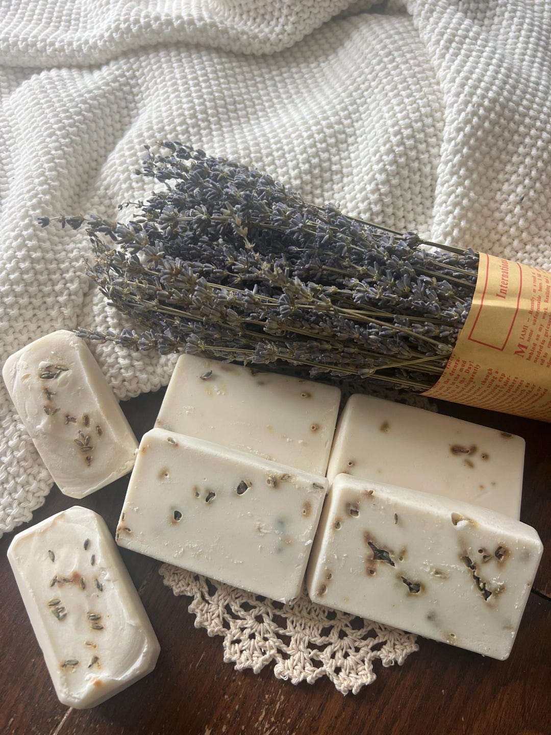 All Natural Lavender Goat Milk Soap |moisterizing, Gentle Homemade ...