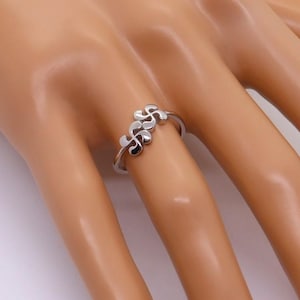 Bague double Lauburu en argent sterling 925 (6 tailles disponibles)