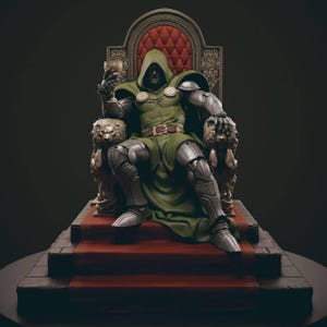 dr doom High quality STL File, 3D Digital Printing STL File for 3D Printers, Movie Characters, Games, Figures, Diorama