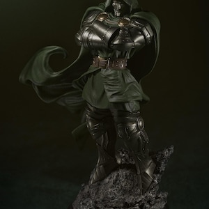 dr doom statue High quality STL File, 3D Digital Printing STL File for 3D Printers, Movie Characters, Games, Figures, Diorama