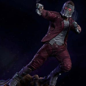 star lord High quality STL File, 3D Digital Printing STL File for 3D Printers, Movie Characters, Games, Figures, Diorama