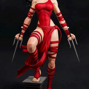 elektra High quality STL File, 3D Digital Printing STL File for 3D Printers, Movie Characters, Games, Figures, Diorama