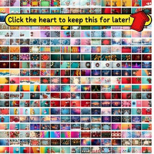 以下が含まれることがあります： クリスマスをテーマにした100枚の画像のコラージュで、リース、オーナメント、ライト、ツリーなど、さまざまなフェスティブな装飾が施されています。画像はグリッドパターンで配置されており、すべて赤、緑、金、白のクリスマスカラーで統一されています。