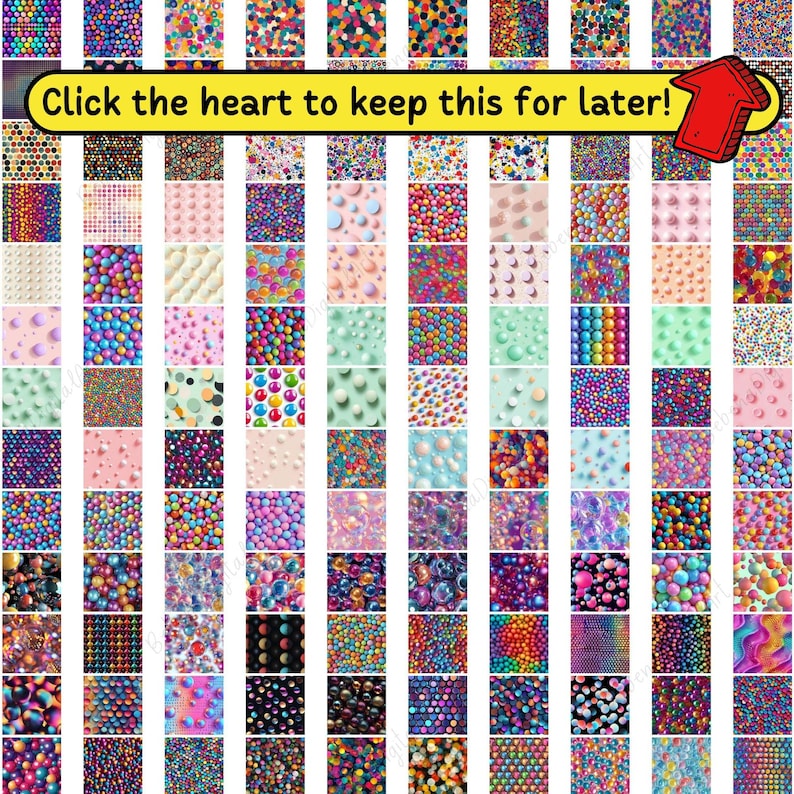 1,152 Colorful Dot Seamless Patterns Mega Bundle, Polka Dot Seamless ...