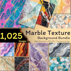 1.025 sfondi con texture in marmo, design eleganti e moderni, carta per album in marmo, bundle di sfondi, download digitale, uso commerciale