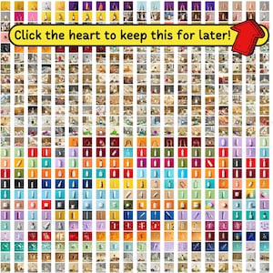 May include: A collection of product images, featuring bottles, tubes, and decorative items, arranged on a grid with diverse, colourful backgrounds. The text "Click the heart to keep this for later!" is visible.