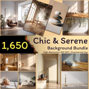 1650 chique en serene digitale achtergronden, neutrale esthetische achtergrond, minimalistisch interieur, simplistische muren, shabby chic interieur