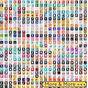 May include: A collection of product images, each displayed on a different coloured backdrop. The products include small boxes, cosmetic items, and items held by hands. The text "More & More +++" is at the bottom.