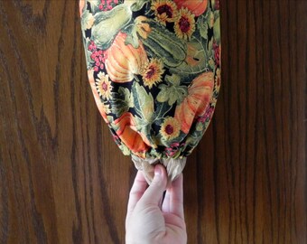 Fall Harvest Plastic Bag and Rag Holder and Dispenser